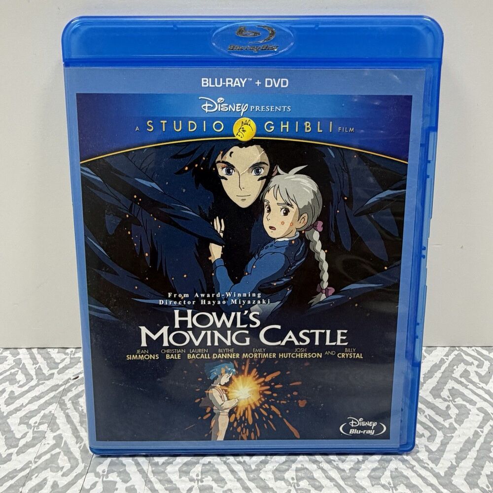 Howl's Moving Castle Blu-ray DVD Studio Ghibli Disney Two-Disc Set Tested